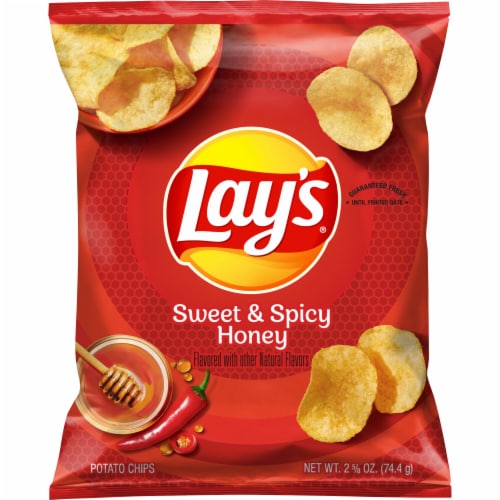 Lays Sweet &amp; Spice Honey 2 5/8 oz./Pone dulce y amp; miel especiada