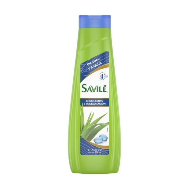 Champú Savilé Biotina y Aloe Vera Crecimiento y Restauración 700 ml / Champú Savilé Biotina y Sábila Crecimiento y Restauración 700 ml