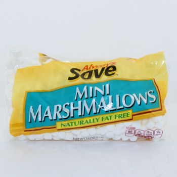 Always Save Mini Marshmallows 16 Oz./ Always Save Mini Malvaviscos 16 Oz.