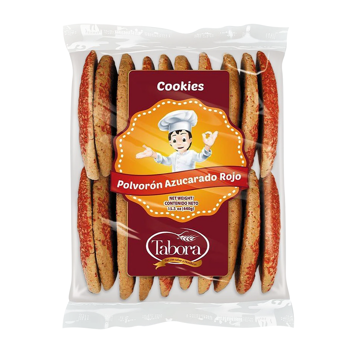 TABORA Red Sugared Polvoron 15.5 Oz.