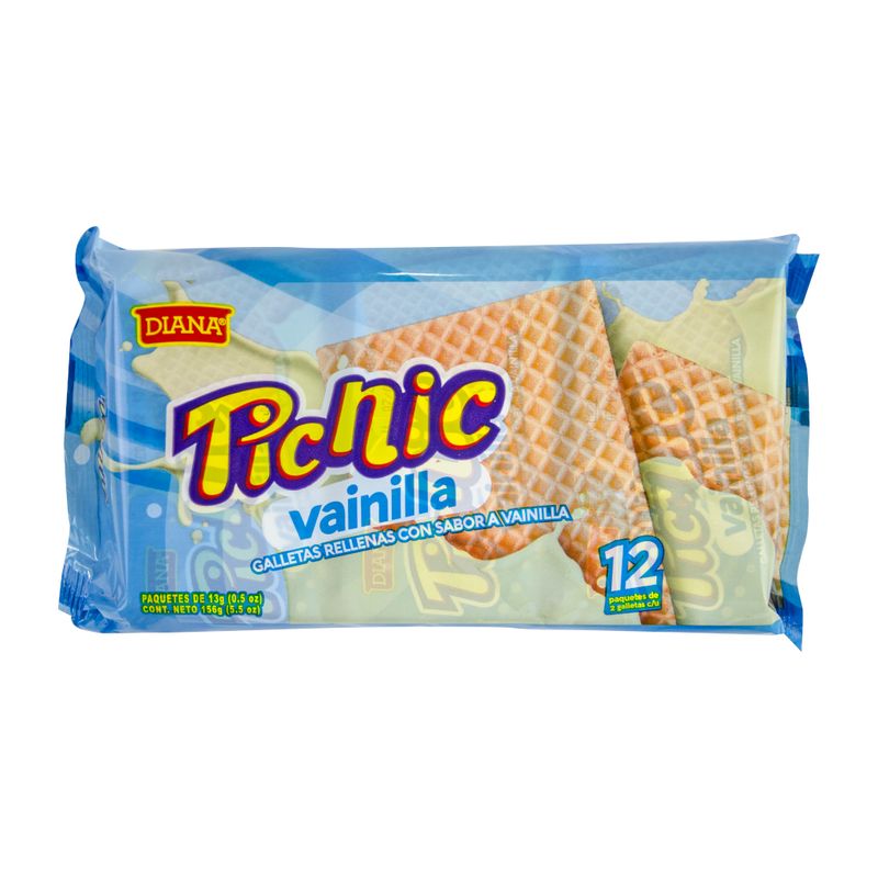 Diana Pic-Nic Vanilla Cookies 12 pk. / 0.63 oz. / 18 gr.
