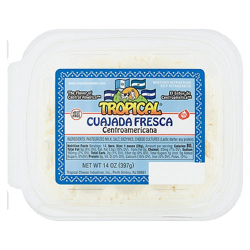 Tropical Cuajada Fresca Centroamericana 14 oz./Tropical Fresh Curd Central American