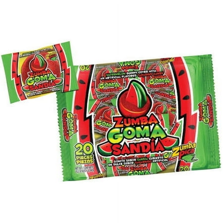 Gomitas de sandía Zumba Pica 20 ct. - 15.50 / Zumba Pica Goma Sandia 20 Ct. - 15,50