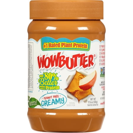 Wowbutter Peanut Free Creamy Toasted Soybutter 17.6 oz