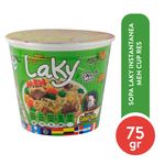 Laky Men Sopa de Res Instantanea  2.65 oz. / 75 g. /Laky Men Instant Beef Soup