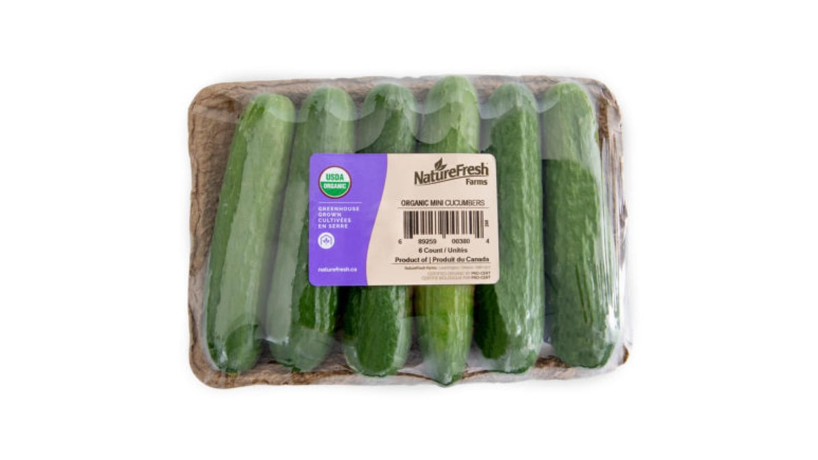 Nature Fresh Mini Cucumbers 6 pieces