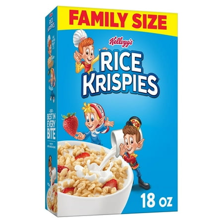 Kellogg´s Rice Krispies 18 oz. / Kellogg´s  Hojuelas de Arroz Krispies 18 oz.