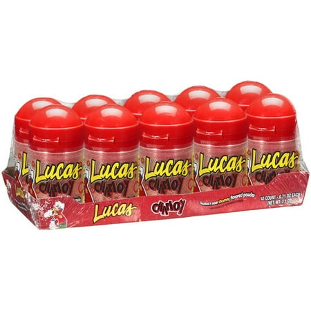 Lucas Baby Chamoy (sabor a chamoy en polvo agridulce) 10 unidades. 200 Grs. / Lucas Baby Chamoy (Polvo Agridulce Sabor Chamoy) 10 Un. 200 Grs.