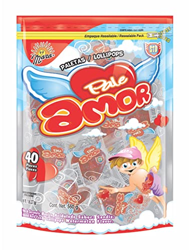 Mara Pale Amor Lolli Pops 560 Grs. /Mara Pale Amor Paletas 560 Grs.