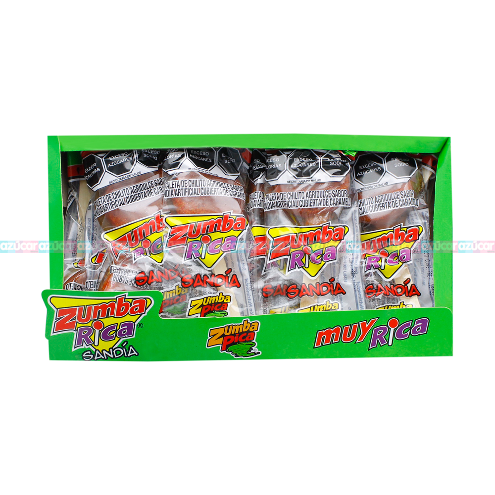 Zumba Pica Wathermelon 12 pc. / 9.3 oz. / 264 gr. / Zumba Pica Sandia 12 pc. / 9.3 oz. / 264 gr.