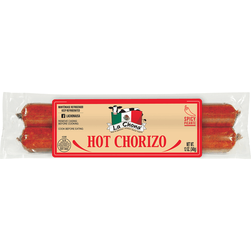 La Chona Hot Chorizo 12 oz.