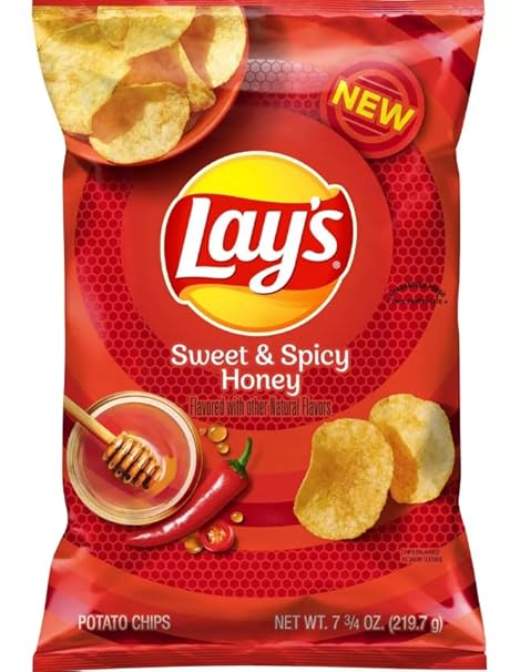 Lays Sweet and Spice Honey 8 oz./ Pone miel dulce y especiada 8 oz.