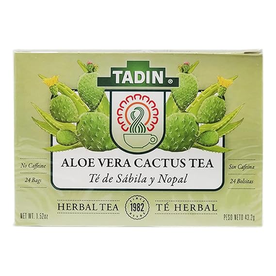 Tadin Te De Savila Con Nopal 24 ct. 1.52oz/Té Tadin de Savila con Nopa