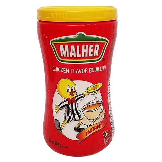 Malher Chicken Flavor Bouillon, 32 onzas