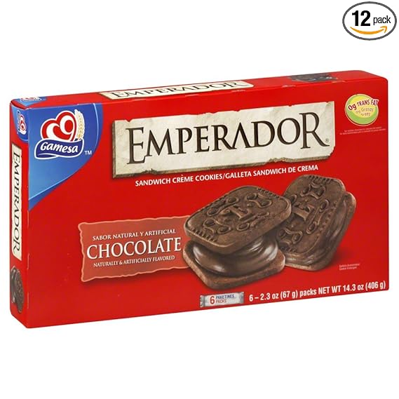 Gamesa Emperador Chocolate 6 pk. / 406 gr.