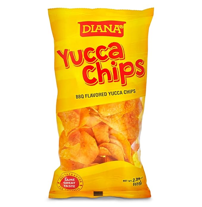 Diana Chips de yuca || sabor a barbacoa || 2.29 onzas / 2.29 oz