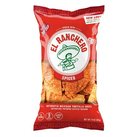Chips de tortilla picantes suaves El Ranchero 14 oz. / El Ranchero Chips de tortilla picantes suaves, 14 oz.