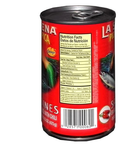 La Sirena Sardines Pica Pica Tomato Sauce 15 oz