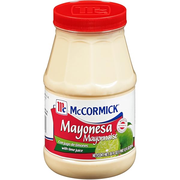 McCormick Mayonnaise W/Lime Mex. 725 gr. / 28 oz./Mayonesa McCormick Con Lima Mex. 725