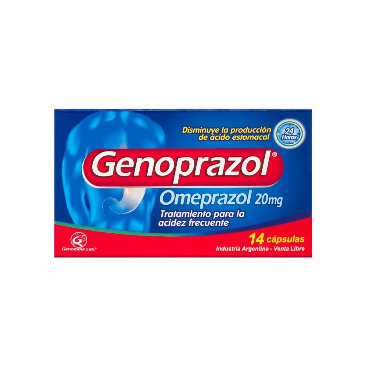 Genoprazol 20 mg. / 14 caps.