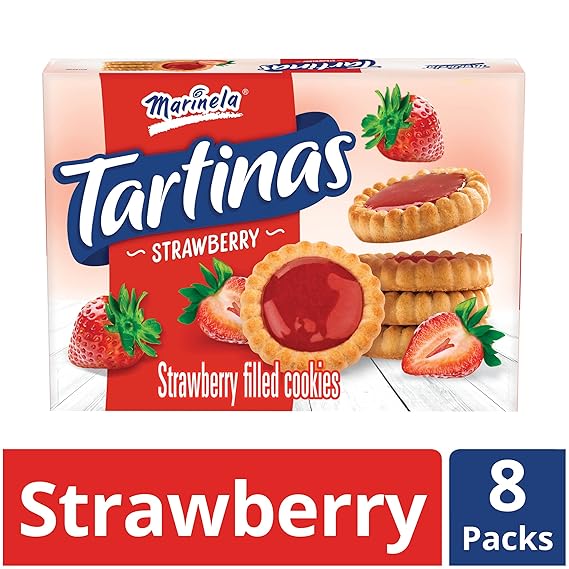 Marinela Tartinas Fresa 8 pk. / 14.08 oz. / 398 gr.