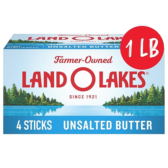 Land O Lakes Unsalted Butter 1 lb./Mantequilla sin sal Land O Lakes