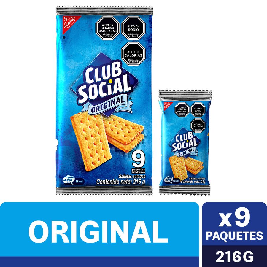 Galletas saladas Original Social Club 216 g