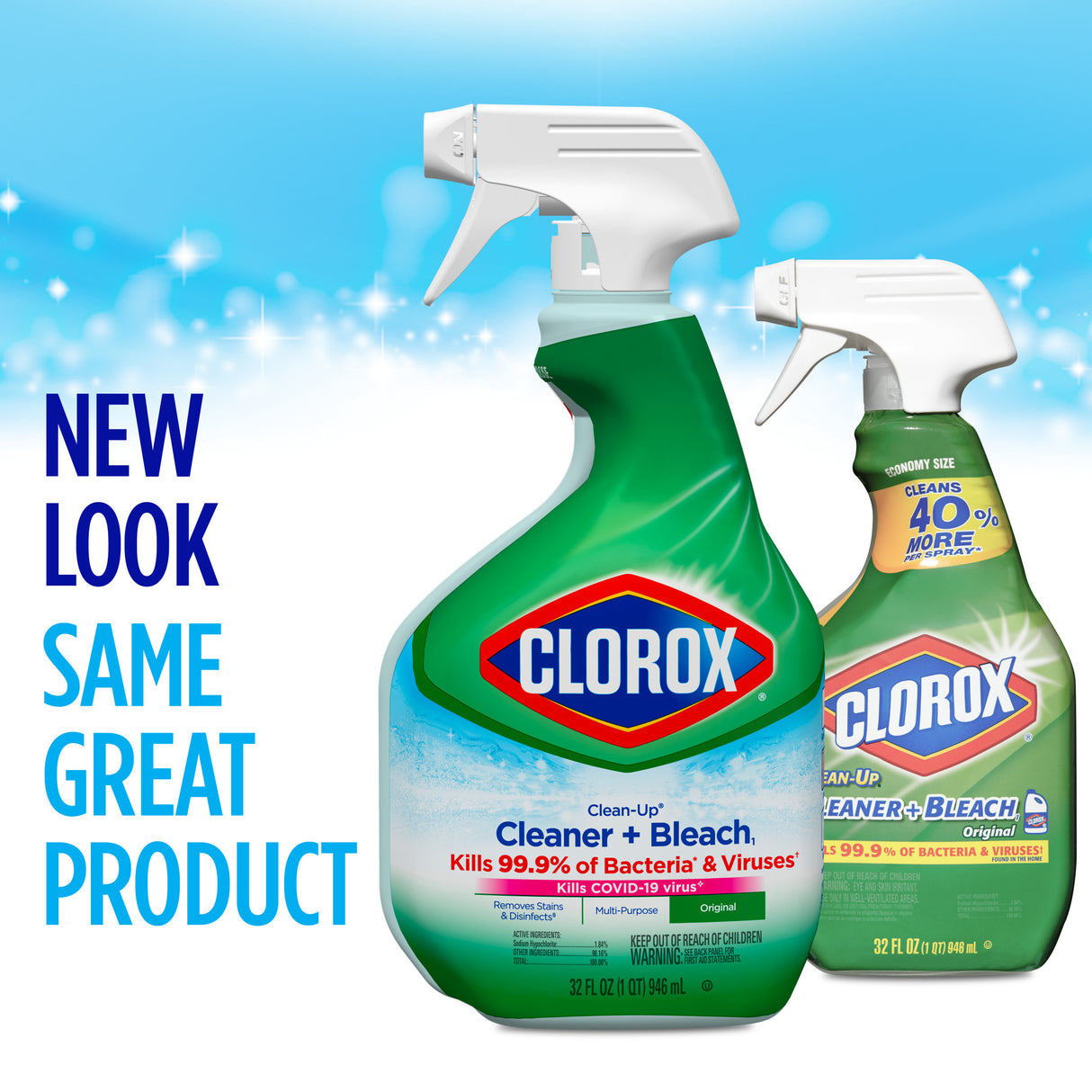 Clorox Clean-Up All Purpose Cleaner Spray with Bleach, Spray Bottle,32 ounce Original, /  Clorox Clean-Up Limpiador multiusos en spray con lejía, botella pulverizadora, original