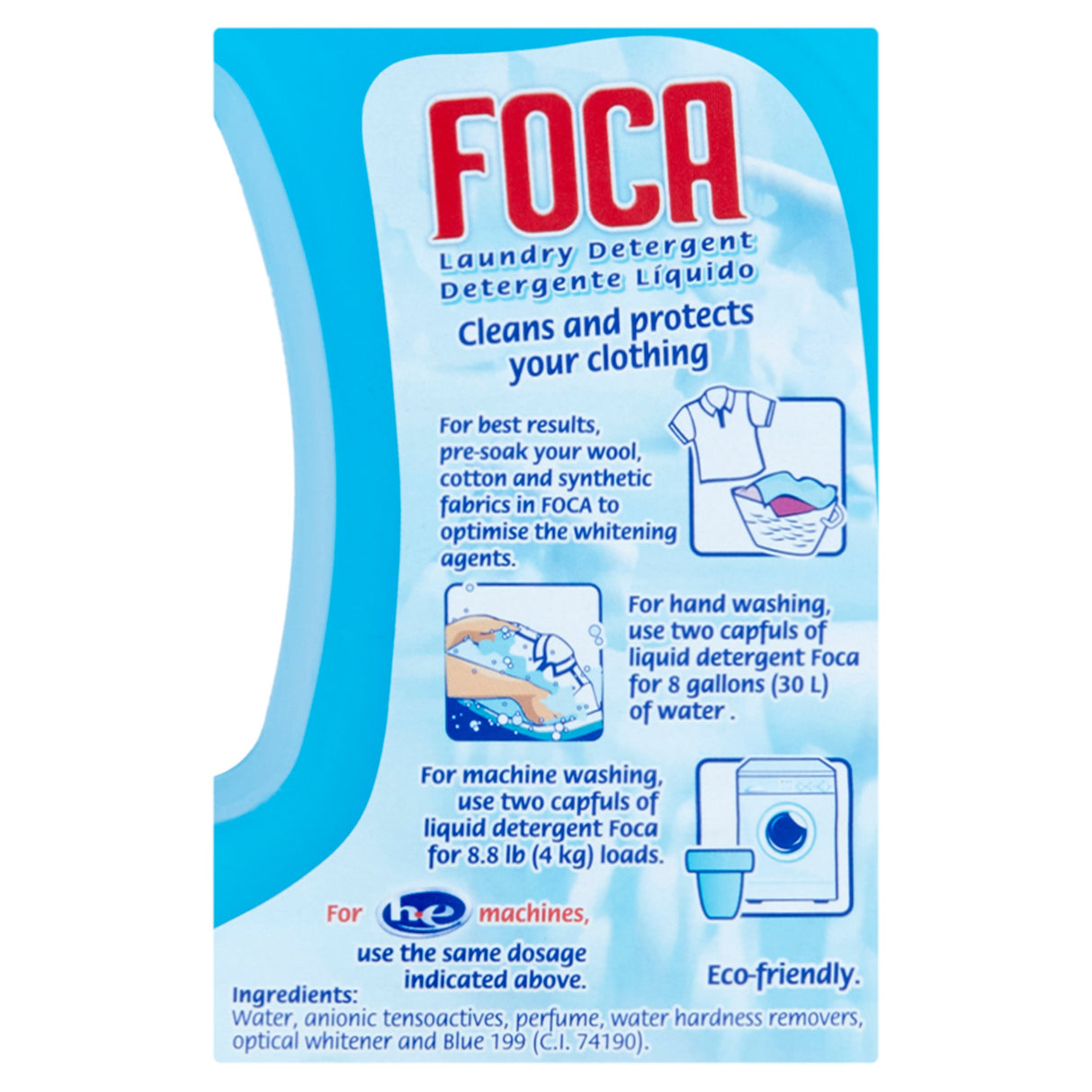 Foca liquid laundry Detergent / Foca Detergente líquido para ropa
