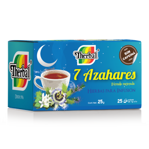 Therbal 7 Azahares Hierbas Para Infusión 25 bolsitas/1 gr. c/u.- / 25 gr.Therbal 7 Azahares Hierbas Para Infusión 25 bolsitas / 1 gr. c/u. / 25 gr.