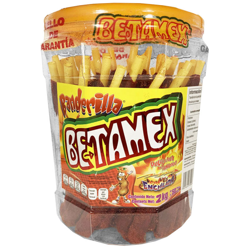 Betamex Spicy Banderilla  50ct – 2 Kl. / Betamex Banderilla Enchilada 50ct – 2 Kl.