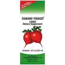 Menper Rabano Yodado Jarabe 8 fl. oz. / 240 ml./Menper Iodized Radish Syrup