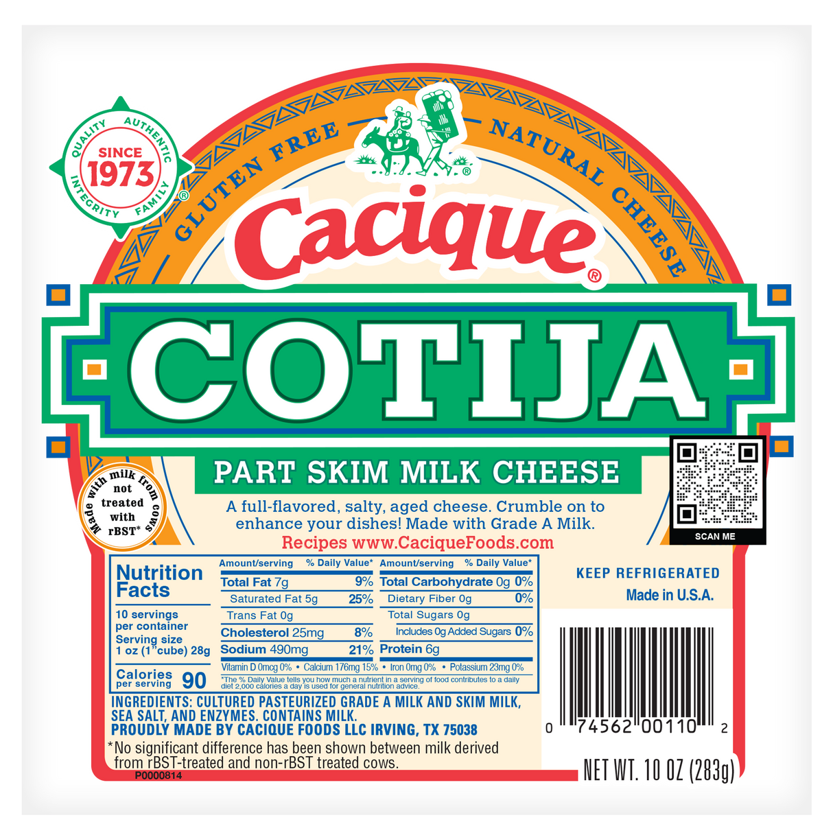 Cacique Cotija 12 oz./