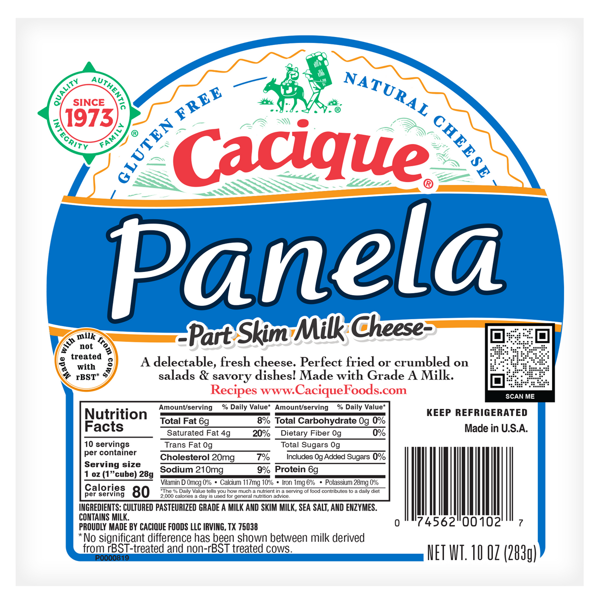 Cacique Panela Cheese 12 oz./Queso Cacique Panela
