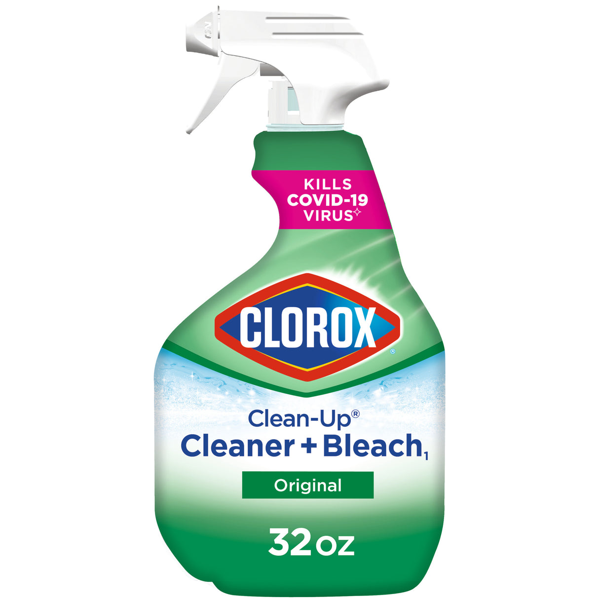 Clorox Clean-Up All Purpose Cleaner Spray with Bleach, Spray Bottle,32 ounce Original, /  Clorox Clean-Up Limpiador multiusos en spray con lejía, botella pulverizadora, original
