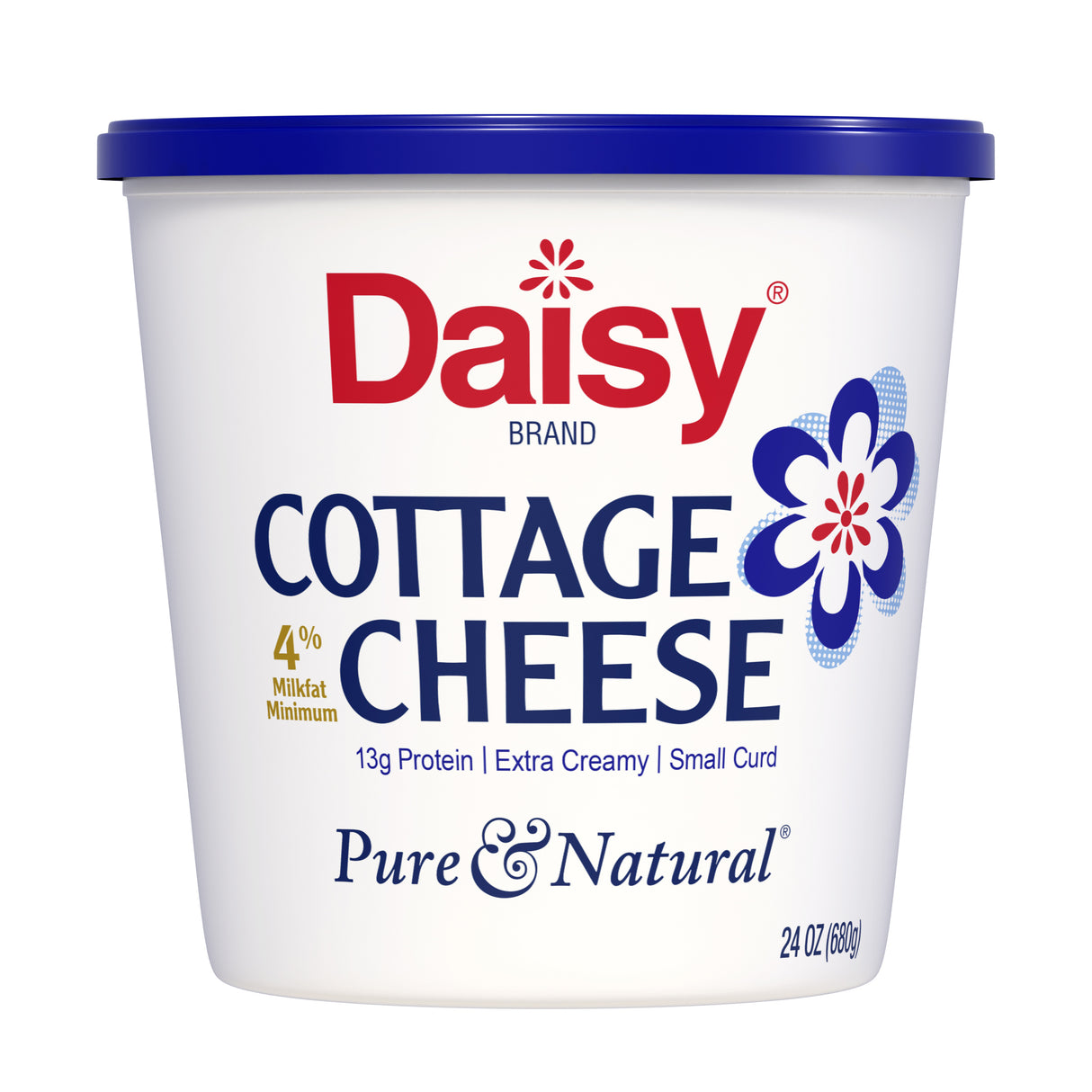 Daisy Cottage Cheese 4% Milkfat 24 oz./Queso Cottage Daisy 4% Grasa Leche