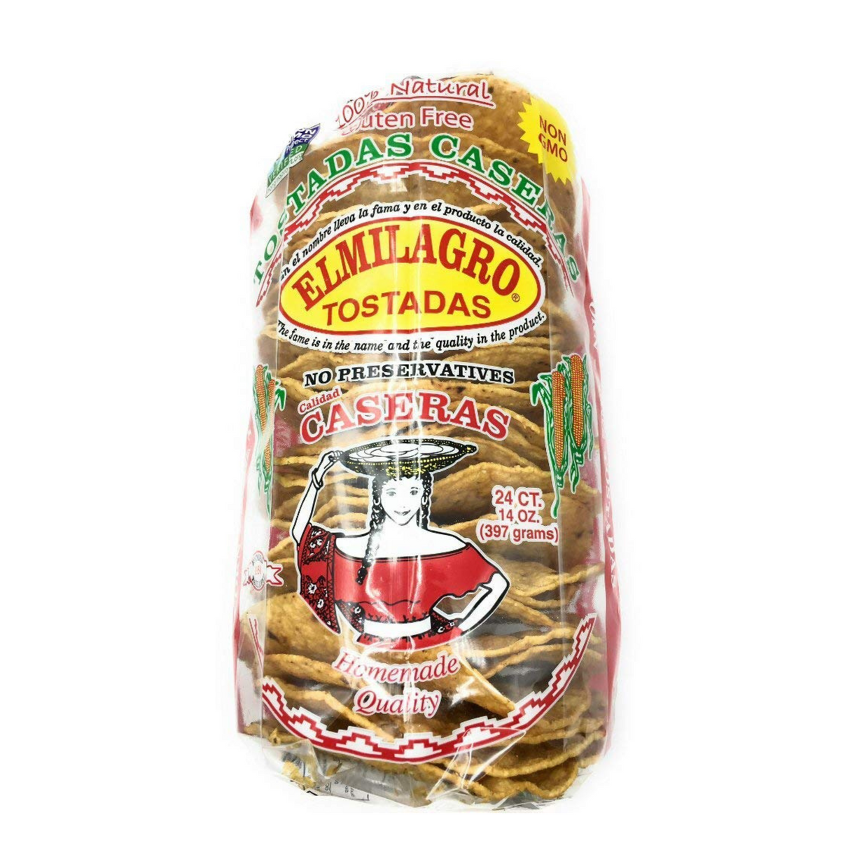 El Millagro Homemade Toasted - 14 oz / El Millagro Tostados Caseros - 14 oz