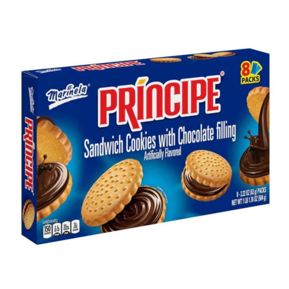 Galleta Sándwich Marinela Príncipe 8 ud./Galleta Sándwich Marinela Príncipe