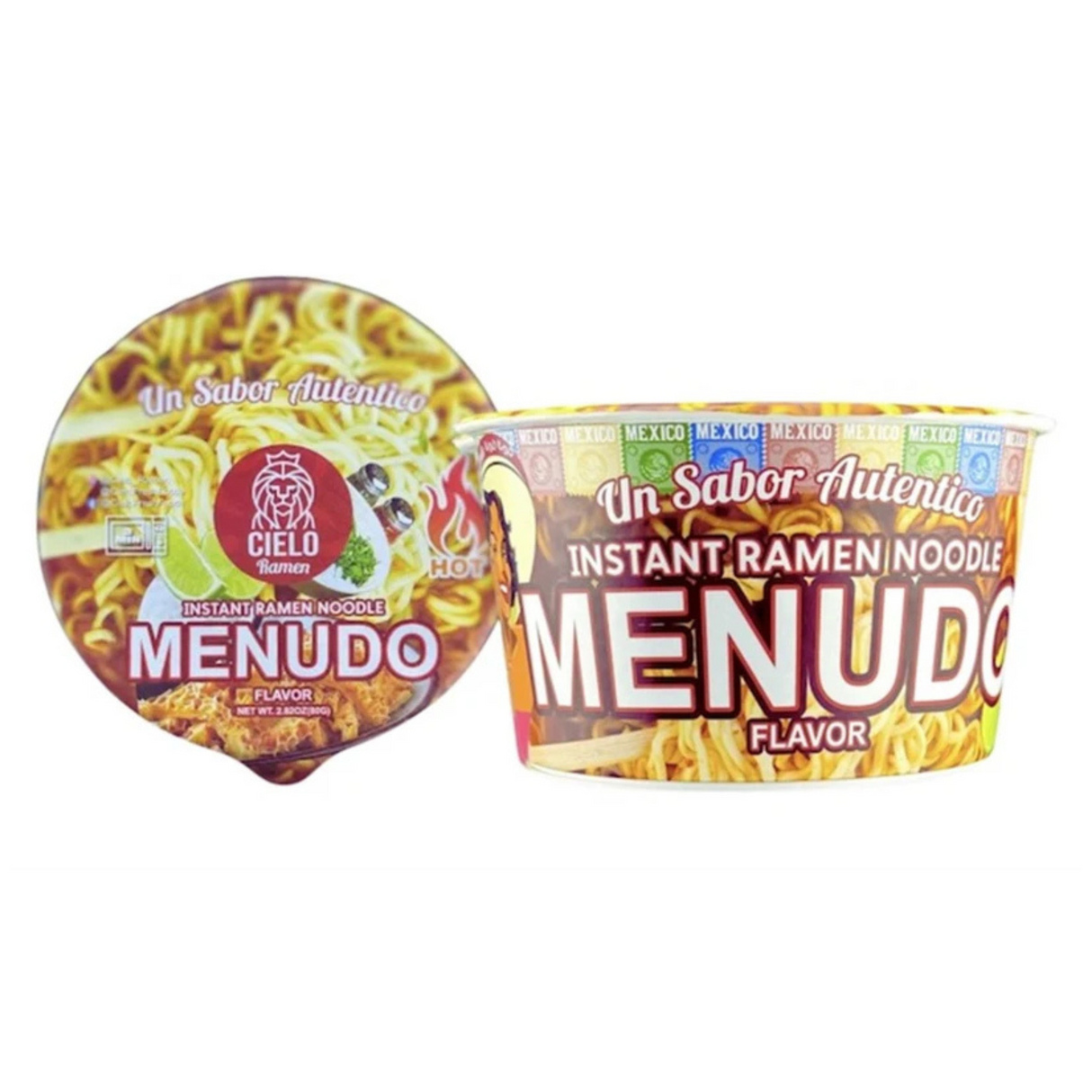 Cielo Ramen Pozole /Cielo Sopa instantánea de fideos ramen sabor Pozole 2.82 Oz.