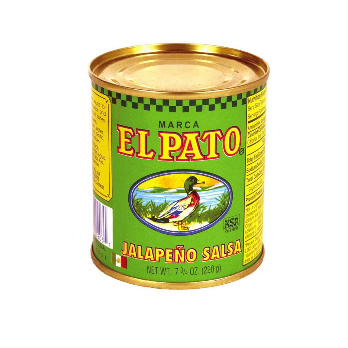 El pato Jalapeño Sauce / El Pato. Salsa de Jalapeño 7.7oz