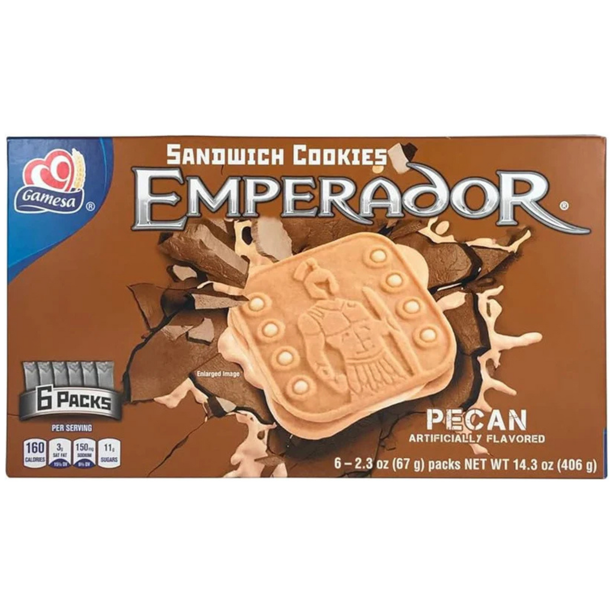 Gamesa Emperador Pecan 14.3 oz.