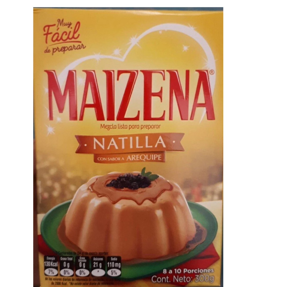 Maizena Natilla con Sabor Arequipe 300 g.
