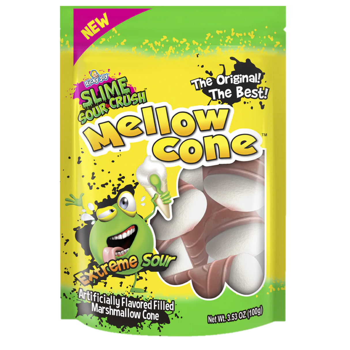 Ricky Joy Mellow Cone Slime Sour Crush 3.53 oz.