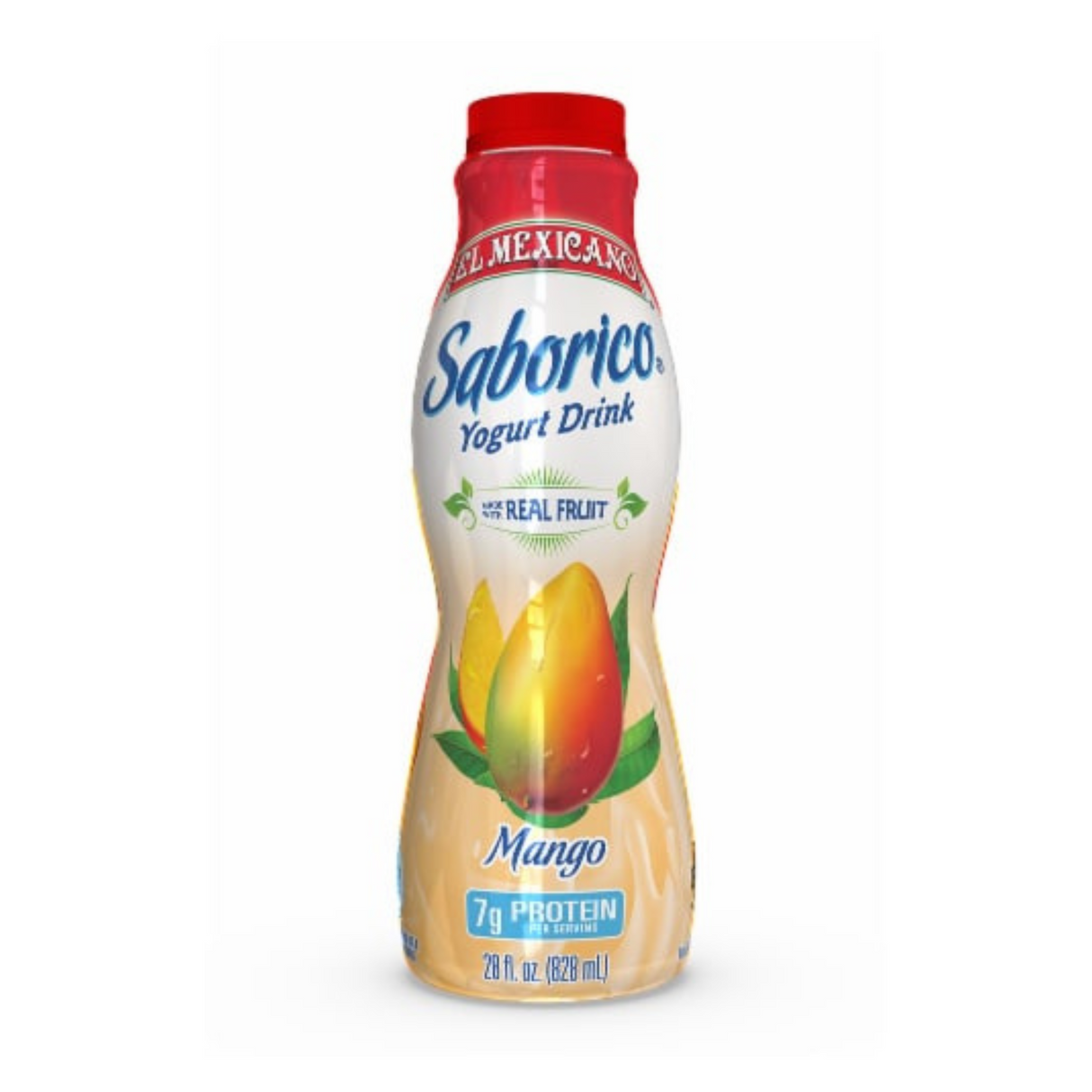 Bebida de yogur de mango El Mexicano Saborico, 28 fl oz / Bebida de yogur de mango El Mexicano Saborico, 28 fl oz