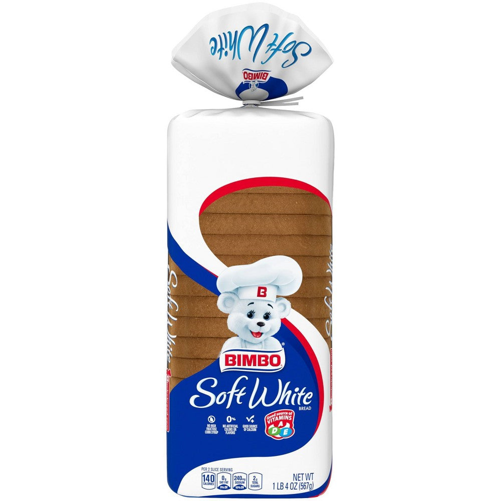 Bimbo Soft White Family Bread - 20oz / Bimbo Pan Familiar Blanco Suave - 20oz