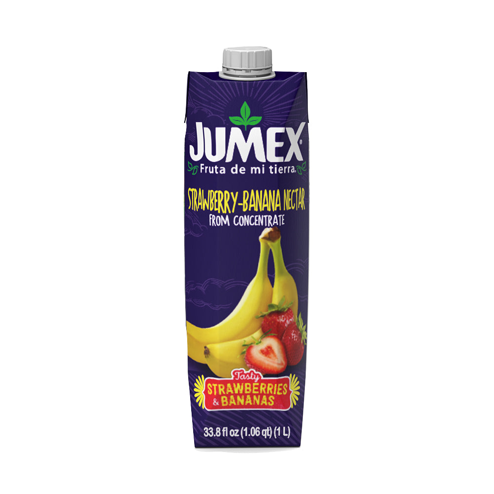 Jumex Fresa Plátano Nectar, /Jumex Strawberry Banana 33.8 fl. oz. / 1 lt.
