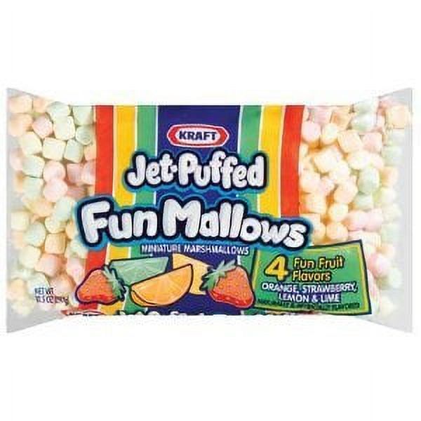 Kraft Jet Puffed Fun Mallows 10 oz./Malvas divertidas infladas Kraft Jet 