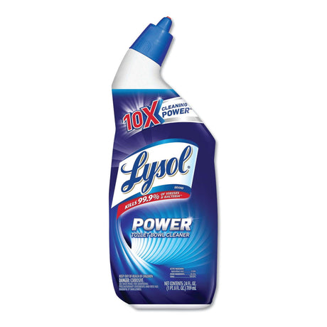Lysol Power Toilet Bowl Cleaner Gel, Cleaning & Disinfecting, 24 fl oz Stain Removal,/ Lysol Power Gel limpiador de inodoros, limpieza y desinfección, eliminación de manchas
