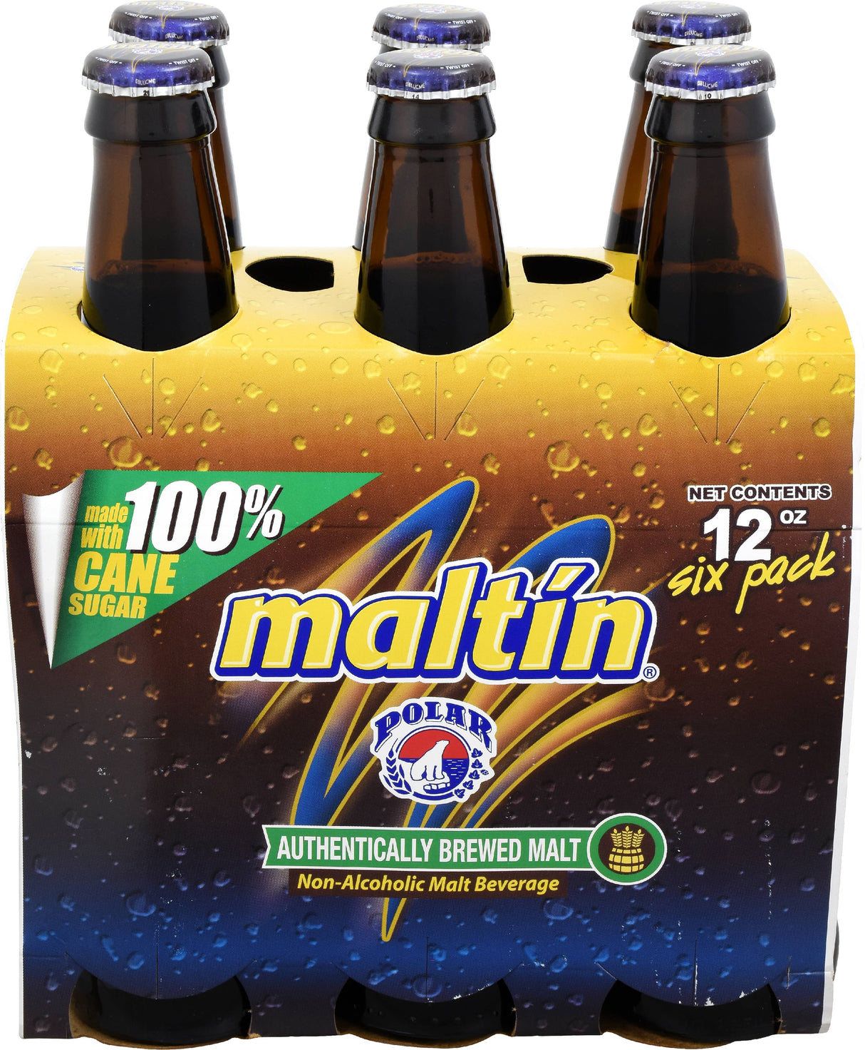 Martin Malta 12 oz. Bottle 6 pk./Martín Malta 12 oz. Paquete de 6 botellas.