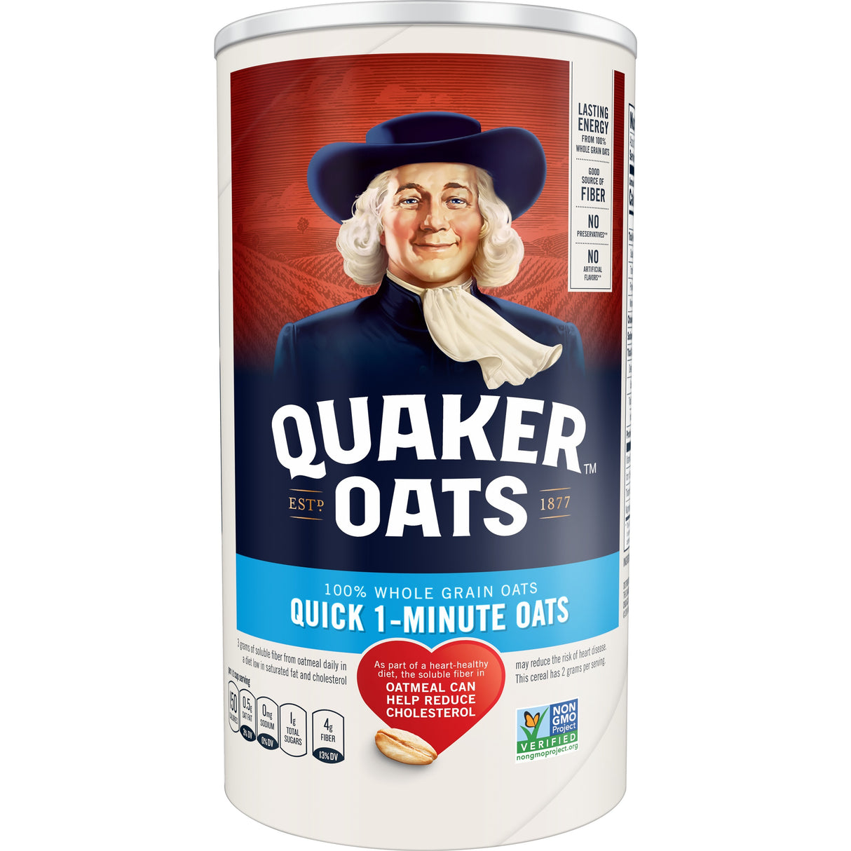 Quaker Oats Quick 1 Minute 18 oz./Avena Quaker Rápida 1 Minuto